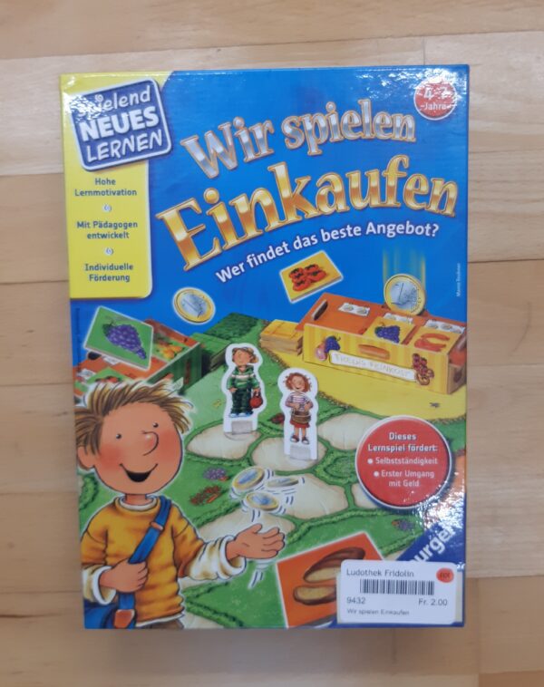 Wir spielen Einkaufen