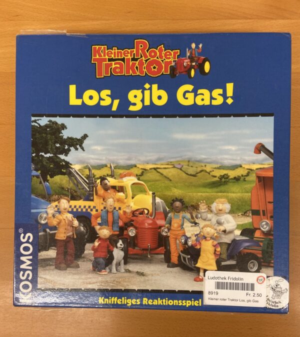 Kleiner roter Traktor Los, gib Gas